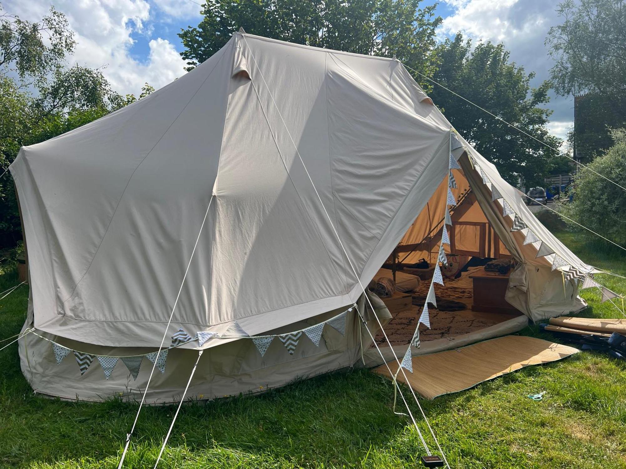 Bluebell Tent At Ballyward Croft