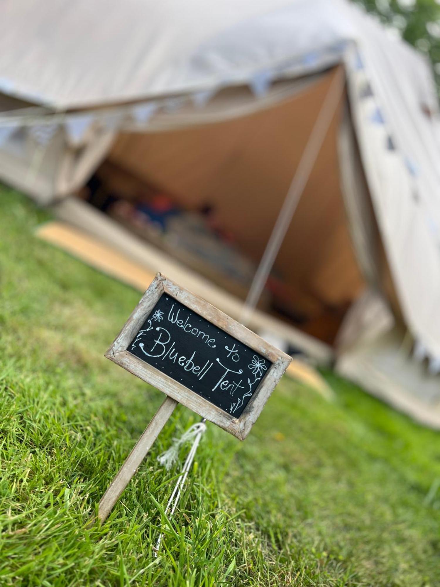 Luxe tent Bluebell Tent At Ballyward Croft Ardkeen